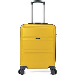 Benzi BZ5739 Βαλίτσα Καμπίνας 55x39x20cm με 4 Ρόδες Κίτρινη