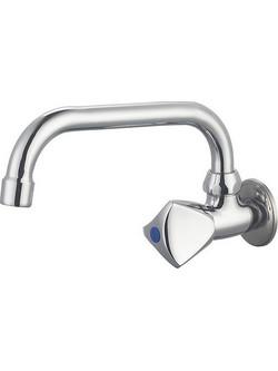 Viospiral 19-05031 Μπαταρία Κουζίνας Τοίχου Μονής Παροχής Inox
