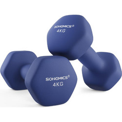 Songmics SNGSYL908Q01 Σετ Βαράκια Εξάγωνα 2x4kg