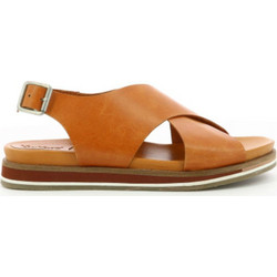 Kickers Δερμάτινα Γυναικεία Σανδάλια Πορτοκαλί 693890-5017