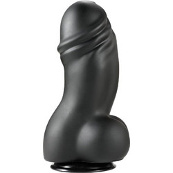 Hidden Desire Inferno Fat Boys Ρεαλιστικό Dildo με Βεντούζα & Όρχεις 22cm Μαύρο D-245557