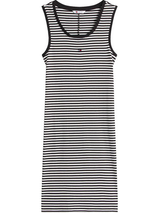 Tommy Hilfiger Mini Καλοκαιρινό Καθημερινό Φόρεμα Μαύρο Λευκό DW0DW20674-0AQ