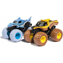 Spin Master Monster Jam Earth Shaker vs Megalodon