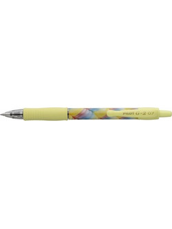 Pilot G-2 Flow Yellow Στυλό Gel 0.7mm Μαύρο