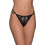 Milena By Paris Γυναικείο Sexy String με Δαντέλα Μαύρο 7742