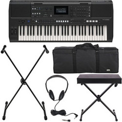 Yamaha PSR-E583 Deluxe Bundle Αρμόνιο με 61 Δυναμικά Πλήκτρα