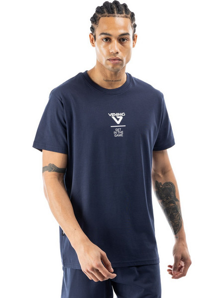 Venimo Ανδρικό Αθλητικό T-Shirt Μαύρο 126MSS-754-011