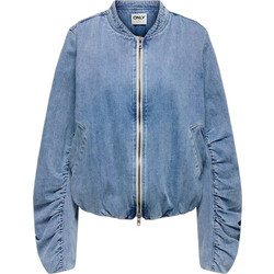 Only Γυναικείο Μπουφάν Pullover Κοντό Μπλε 15362884