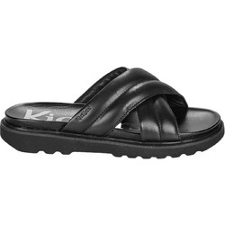 Kickers Δερμάτινα Γυναικεία Σανδάλια Μαύρα 1211372-50-8