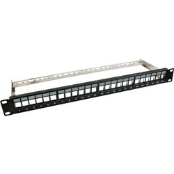 EFB Elektronik 37580.1V2 Patch Panel Keystone Rack 1U 19" 24 Θυρών Shielded