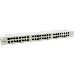 Equip 326349 Ethernet Patch Panel Rack 1U 19" 48 Θυρών Cat.6 Shielded FTP