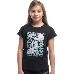 District75 Παιδικό T-Shirt Κοντομάνικο Μαύρο 126KGSS-730-071
