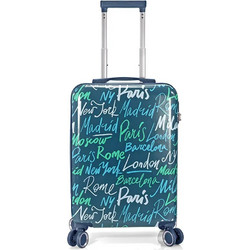 Benzi BZ5849 Βαλίτσα Καμπίνας 55x35x20cm με 4 Ρόδες Πετρόλ
