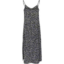 Only Midi Καλοκαιρινό Καθημερινό Φόρεμα Floral Μαύρο 15286581