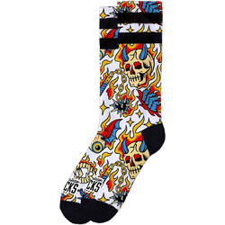 American Socks Wicked Ανδρικές Κάλτσες Ψηλές με Σχέδια Πολύχρωμες AS418