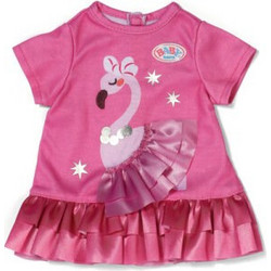 Zapf Creation Baby Born Dress with Flamingo