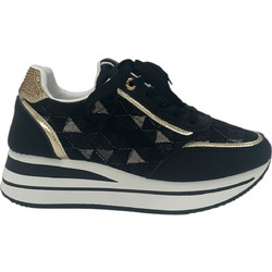 Jomix Γυναικεία Sneakers Flatforms Μαύρα SD9931-3