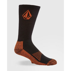 Volcom Ανδρικές Κάλτσες Ψηλές με Σχέδια Μαύρες 3Pack D6312612-BLK