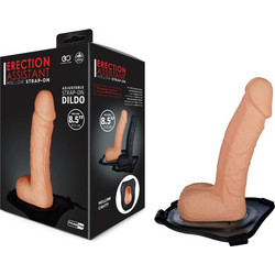 NMC Erection Assistant 8.5" Hollow Harness Strap On με Dildo 21.5cm Flesh