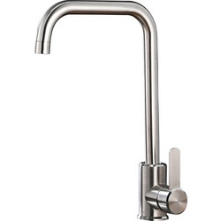Bonken HT-4150 Μπαταρία Κουζίνας Πάγκου Διπλής Παροχής Ανάμεικτη Inox