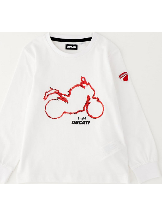 Ducati Παιδικό Φούτερ Λευκό GG633-0113