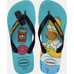 Havaianas Simpsons Ανδρικές Σαγιονάρες Αντιολισθητικές Γαλάζιες 4137889-2968