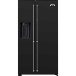Lofra GFRNM917 Retro Ψυγείο Ντουλάπα 634lt Full No Frost Υ178xΠ91.2xΒ77.2cm Chrome/Μαύρο
