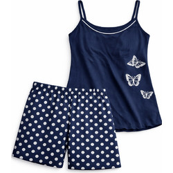 Rachel Babydoll Καλοκαιρινό Navy Μπλε 13655