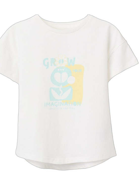 Zippy Παιδικό T-Shirt Κοντομάνικο Λευκό Γαλάζιο Κίτρινο 31077757041