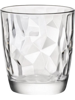 Bormiolli Σετ Ποτήρια Νερού Γυάλινα Diamond 305ml 6τμχ BR00350200