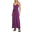 Funky Buddha Maxi Καλοκαιρινό Καθημερινό Φόρεμα Μωβ FBL013-111-13