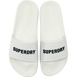Superdry D3 SDNA Ανδρικές Παντόφλες Καλοκαιρινές Αντιολισθητικές Κολυμβητηρίου Λευκές MF310292A-YBW