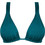 Rock Club Bikini Top Τριγωνάκι με Ενίσχυση Πετρόλ BP-2459-333