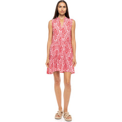 Pink Label Mini Καλοκαιρινό Καθημερινό Φόρεμα Μεταξωτό Φούξια B726