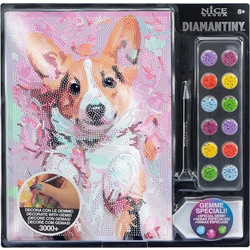 Nice Group Diamantiny Cuddly Dog Καμβάς Diamond Painting Kit 96131