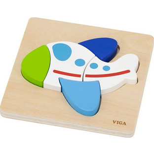 Παιδικό Puzzle Viga Αεροπλάνο 5 Κομμάτια
