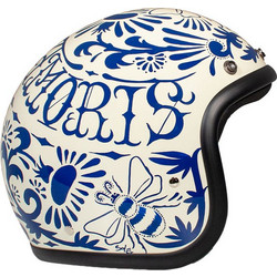 DMD Retro Amori Blue White Κράνος Μηχανής Jet