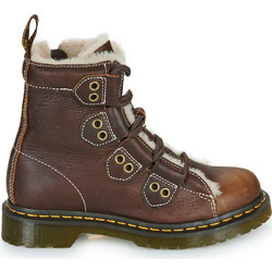Dr. Martens Γυναικεία Αρβυλάκια Δερμάτινα Καφέ με Γούνα 41417200