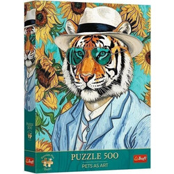 Puzzle Trefl Pets as Art Tiger 500 Κομμάτια