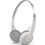 Philips TAH2000 Ασύρματα Bluetooth Ακουστικά On Ear Λευκά