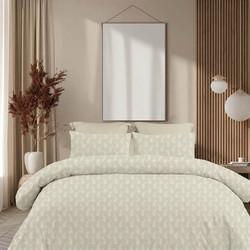Astron Σετ Σεντόνια Υπέρδιπλα Βαμβακερά 245x260 Vivian Beige