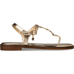 Envie Shoes Δερμάτινα Γυναικεία Σανδάλια Χρυσά E96-23343-024