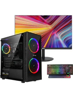 Vengeance Choice Gaming Office-V6 (Athlon 3000G/8GB/240GB SSD/Radeon Vega Graphics/FreeDos) + Dahua LM24-A200Y