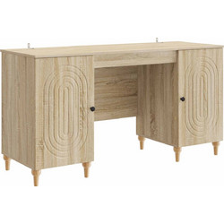 vidaXL Γραφείο Υπολογιστή Ξύλινο 142.5x50x75cm 3414578