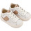 Babywalker Βαπτιστικά Sneakers για Αγόρι Δερμάτινα Ανατομικά Λευκά Εκρού EXC8001