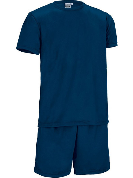 Valento Ανδρικό Σετ T-Shirt & Βερμούδα Καλοκαιρινό Navy Μπλε CDVAPLAMR20