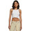 Urban Classics Γυναικείο Καλοκαιρινό Crop Top Ριπ Λευκό TB1498-00220