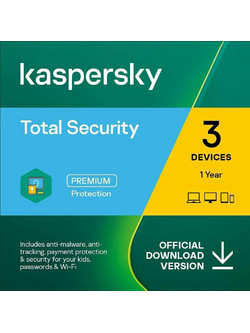 Kaspersky Total Security 2026 για 3 Συσκευές και 1 Έτος Χρήσης (Ηλεκτρονική Άδεια)