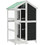 vidaXL Ξύλινο Κλουβί Πτηνών 152x81x97cm 172259