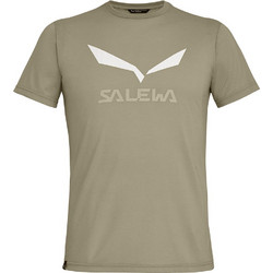 Salewa Solidlogo Ανδρικό Αθλητικό T-Shirt Μπεζ 27018-7180